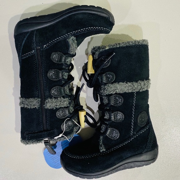 SOLD Timberland Zesta Suede Tall Toddler Boots Size 6.5 - Picture 4 of 8